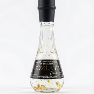 Rakija od divlje kruške sa zlatom 50ml
