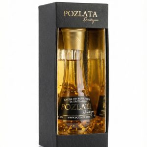 Barik rakija od šljive sa zlatom 50ml u pakovanju