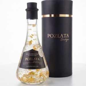 Rakija od kajsije sa zlatom 0,5l u pakovanju